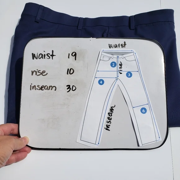 Lauren Ralph Lauren Wool Navy Pants Size 38 x 30 - Picture 8 of 8